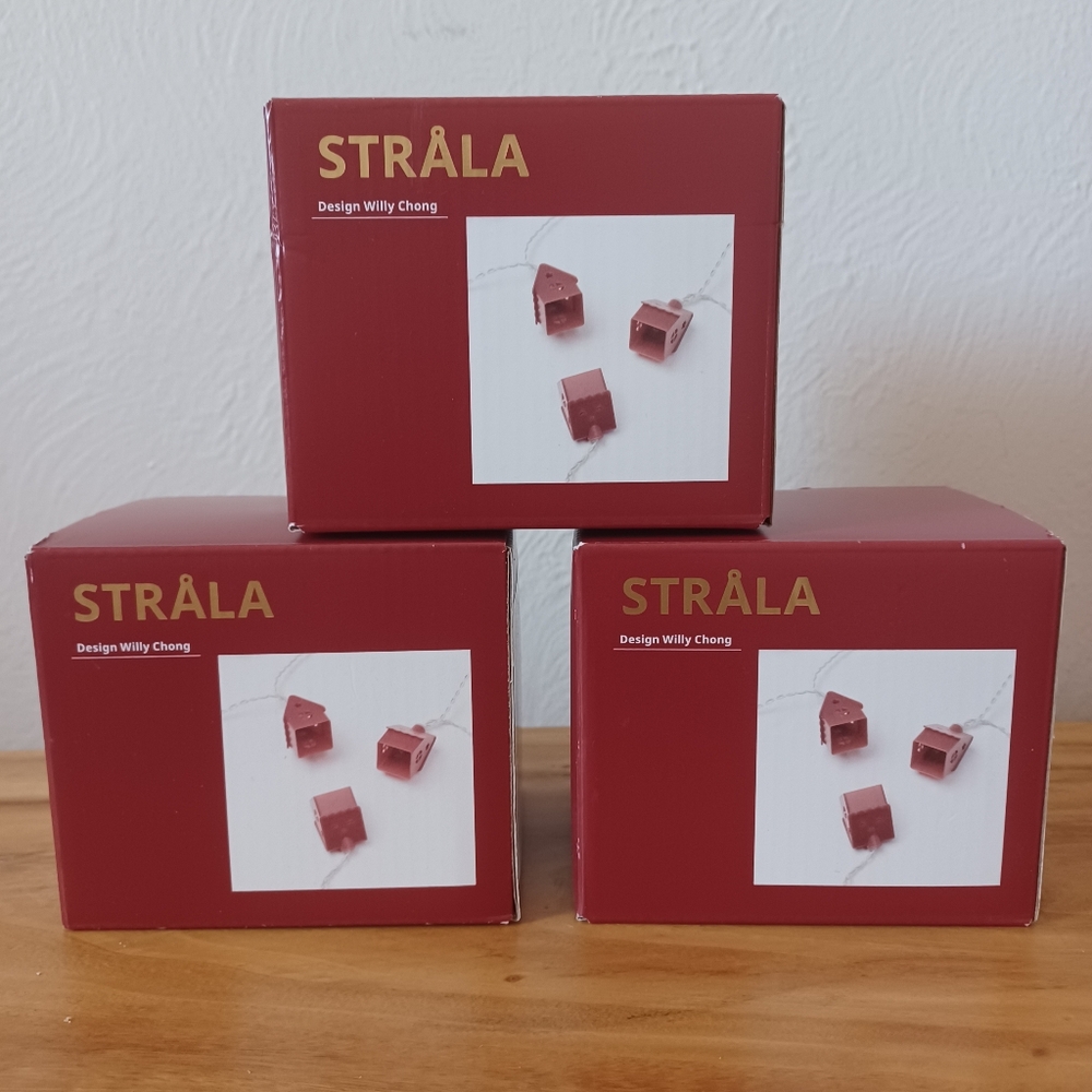 IKEA STRÅLA LED String Lights - 3 Sets